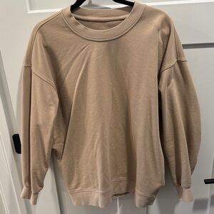 lululemon athletica Beige Sweatshirt